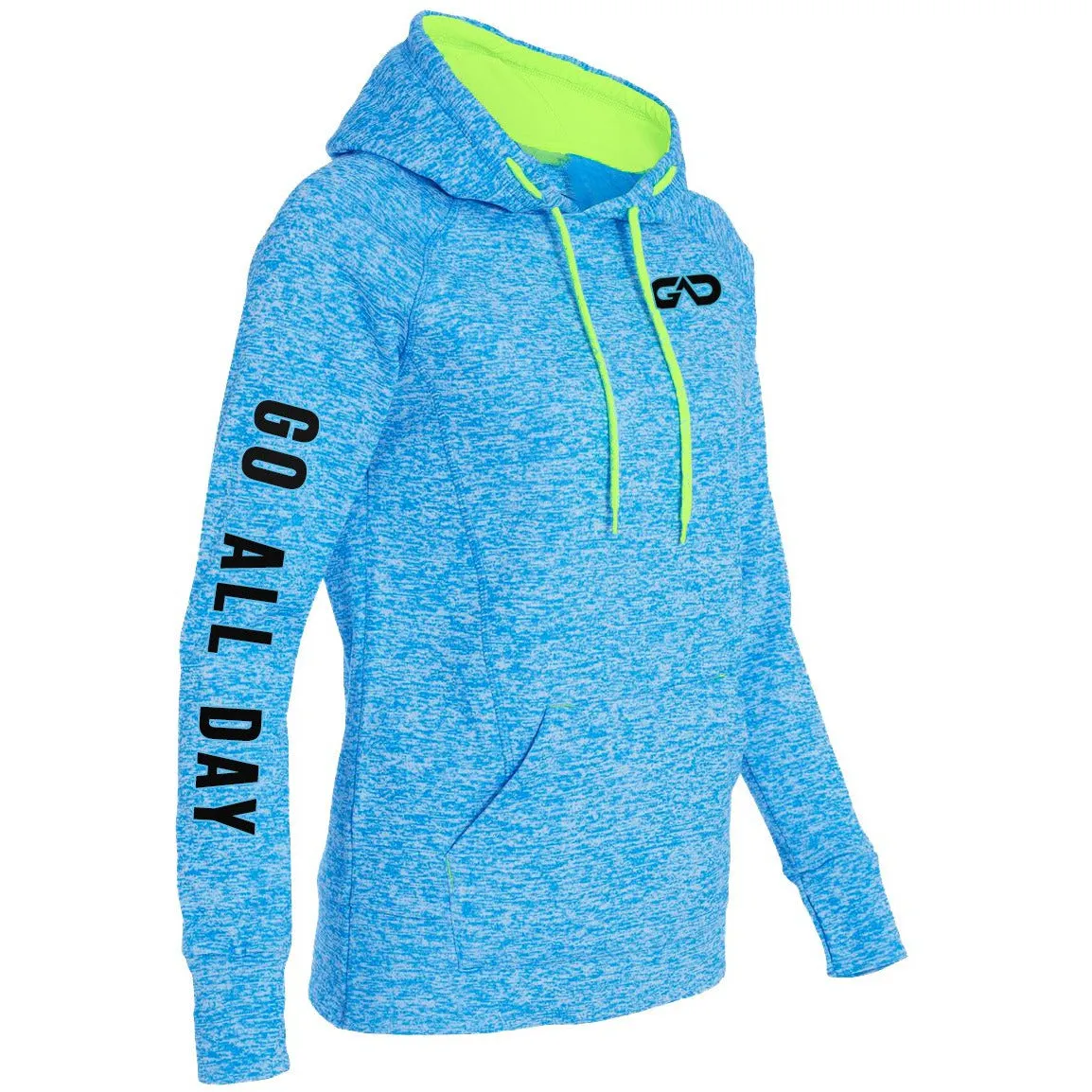 Women's "Cosmic" Hoodie Fleece (Electric Blue)