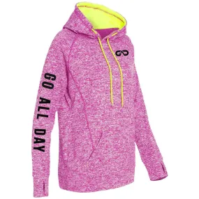 Women's "Cosmic" Hoodie Fleece (Magenta)