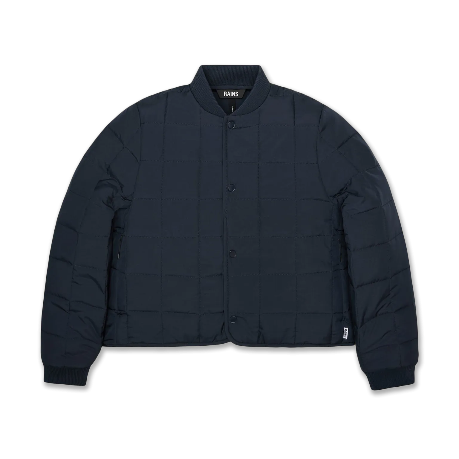 Womens RAINS Liner Bomber Jacket 'Navy'