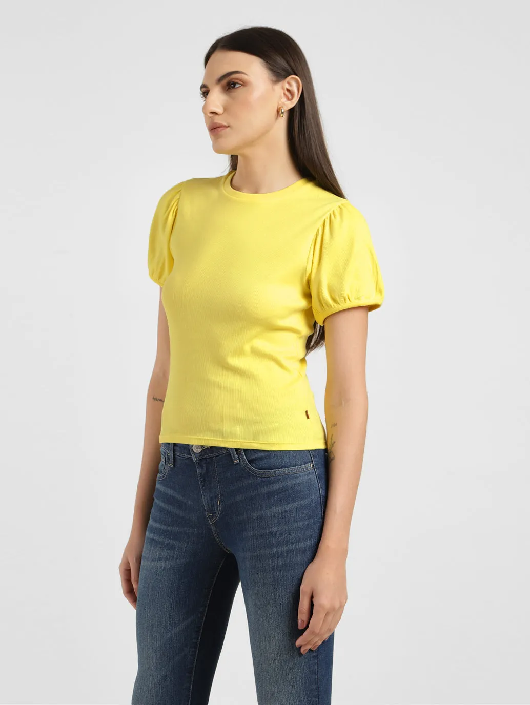 Women's Solid Slim Fit Top