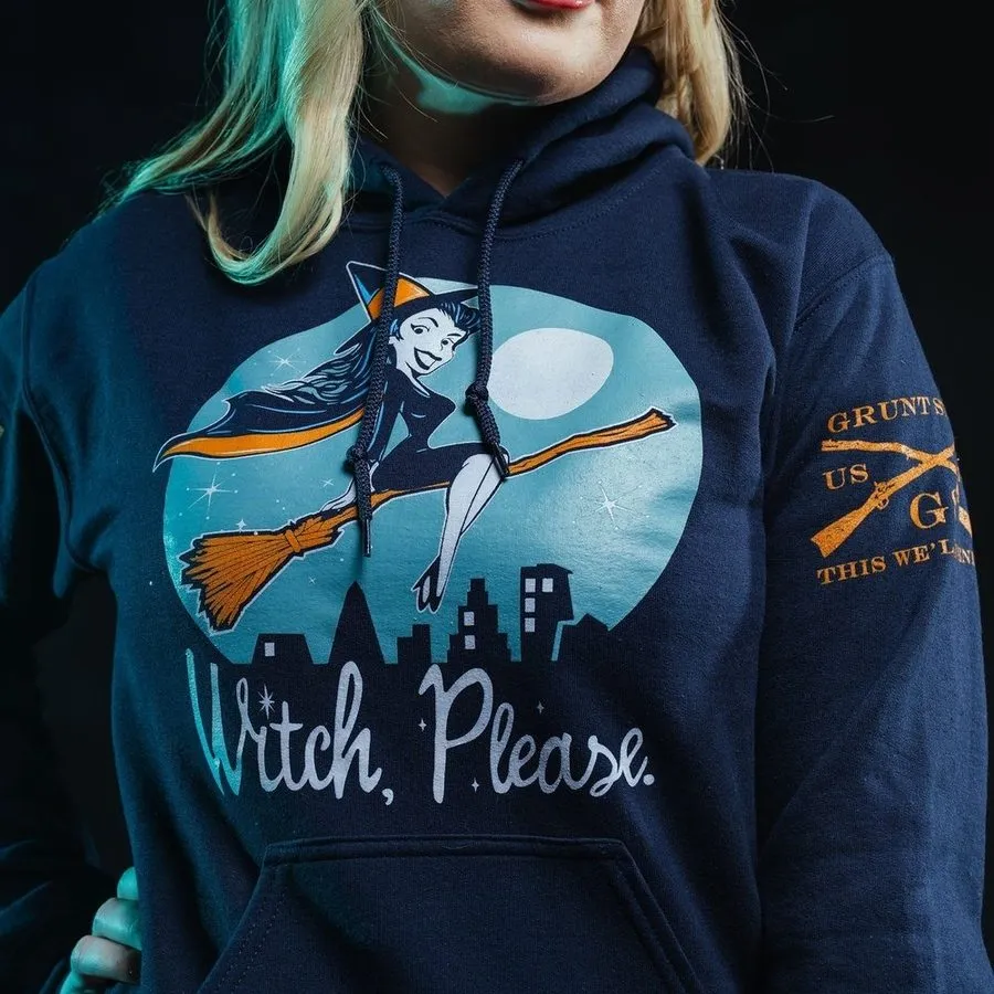 Women's Witch, Please Hoodie - Navy