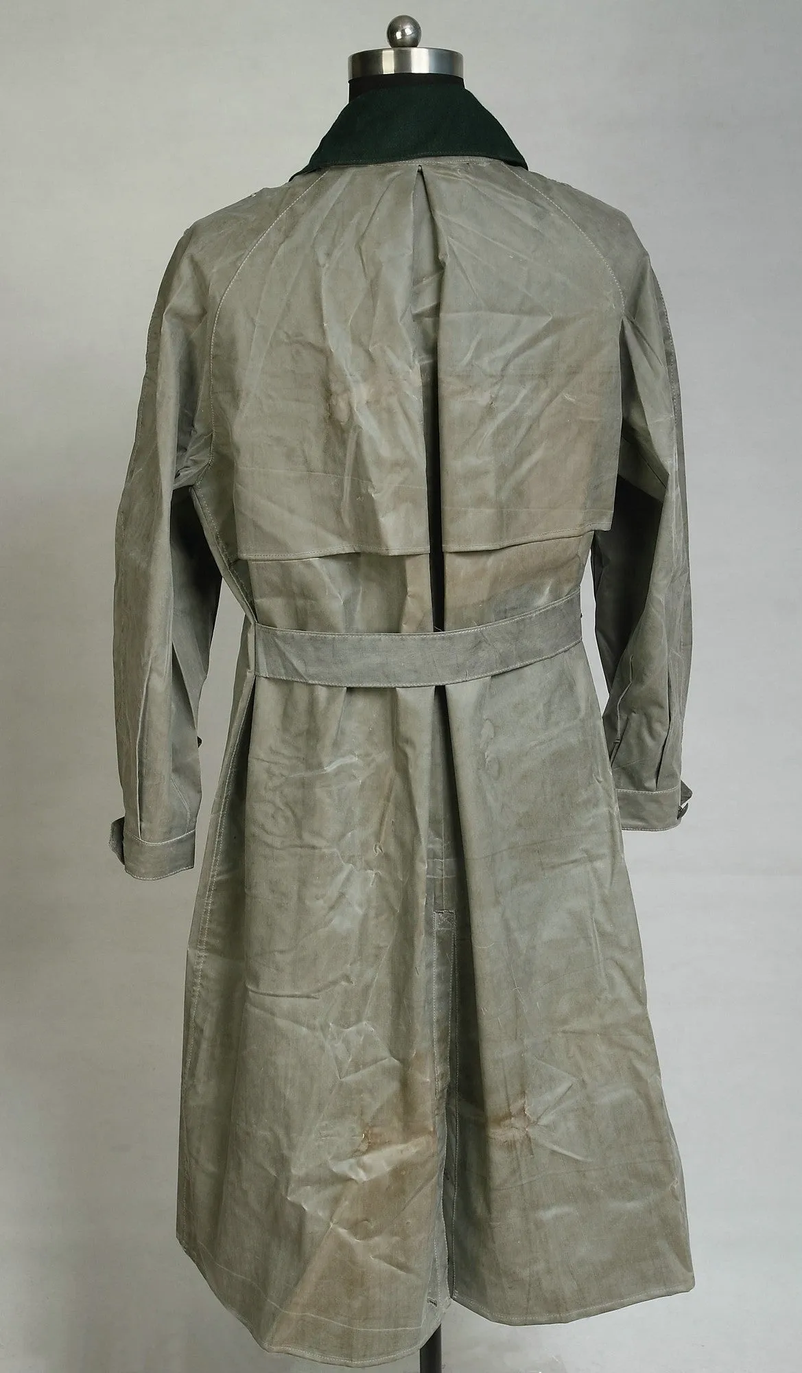 WWII German Motorcyclist Rubber Raincoat