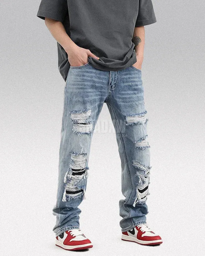 Y2K Blue Jeans Streetwear