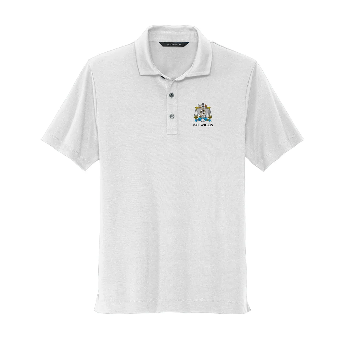 ZBT White Crest Polo